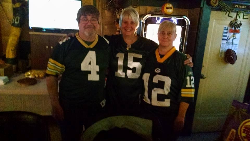 We gave all the bases covered. Thanks Sue and Jeff for the pies for Thanksgiving. Hope everyone out there has s great day. GO PACK GO
