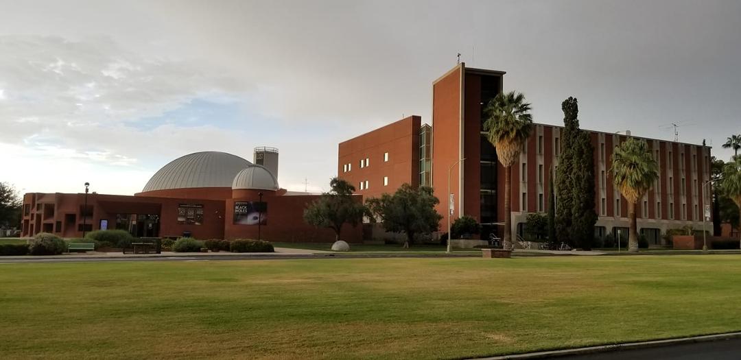 40 years ago today, I arrived in Tucson to study Astronomy at the University of Arizona. I visited the Flandrau Planetarium (on the left side of the photo) on that first day and I've been working at the Lunar and Planetary