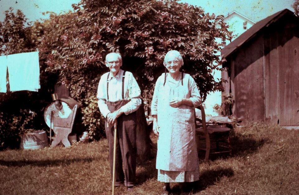 Great-grandparents Jacob and Lizzy Kauffman