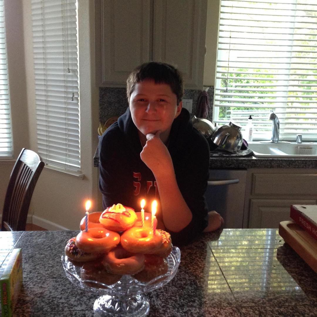 Guess who turned 13 today?? If you were going to say Justin, you'd be right! Hard to believe we have TWO teenagers now. Well Justin, Happy Birthday from Mommy, Daddy and Sissy!