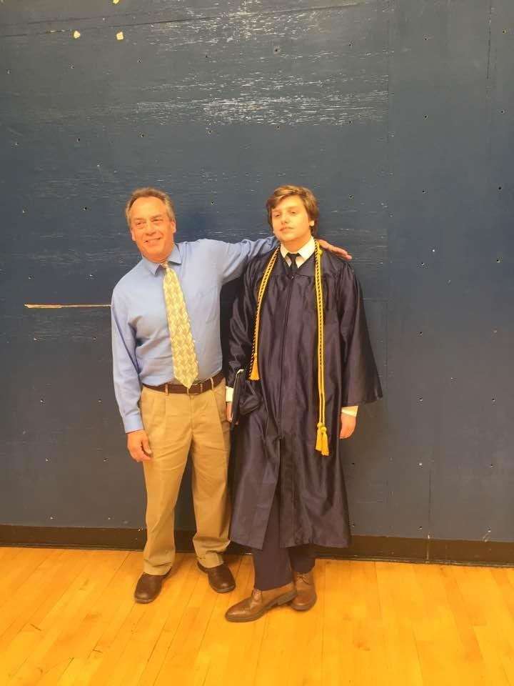 My boy graduated.
