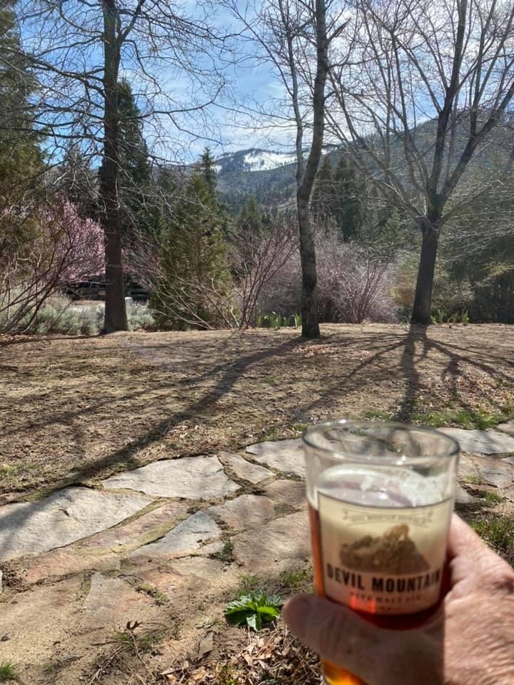 Not a lot to do since the governor closed the golf courses except, to watch the ice melt