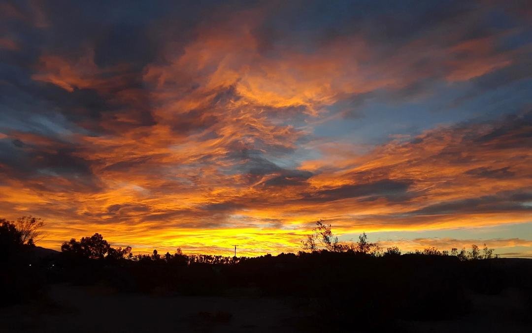 Another dull, boring sunrise here in the desert!