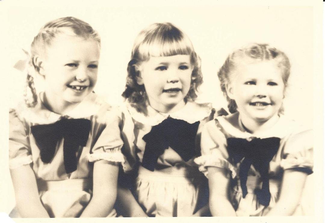 TBT, My 3 oldest sisters, Donna Pesce, Eunice Lamb Gillespie and Charlotte Hicks.