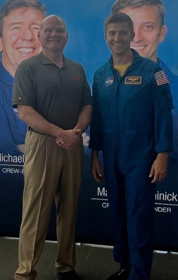 With Space-X Crew 8 Commander Matthew Domanick