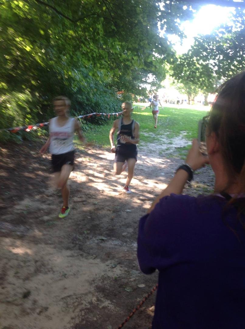 Grant at his Cross Country event and award presentation yesterday.