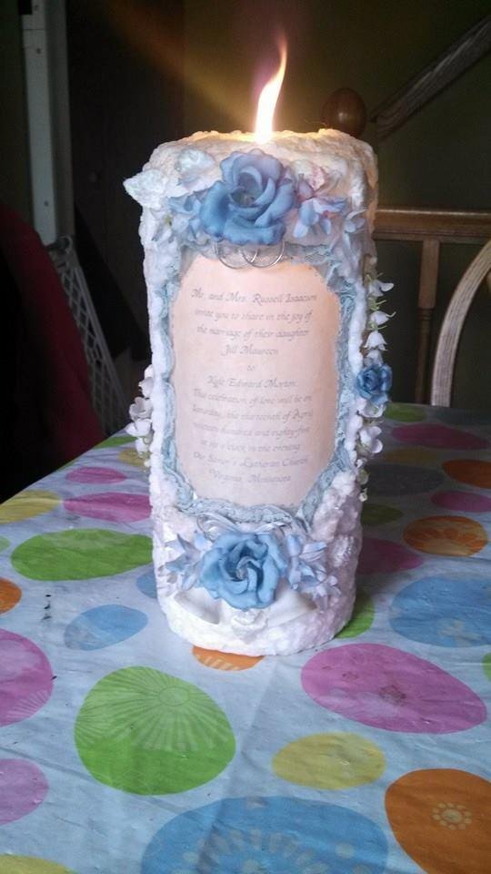 The unity candle still work. Something to say for that.