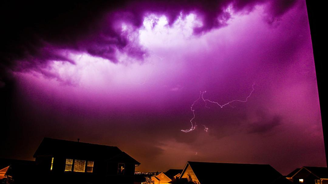 Patrick McDougle's album, Colorado - Moon, Sunset, Clouds, Lightning