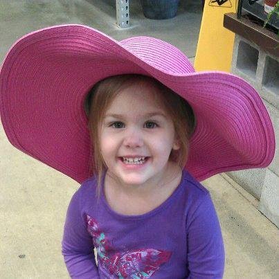 A beautiful great grandchild who has so much fun.