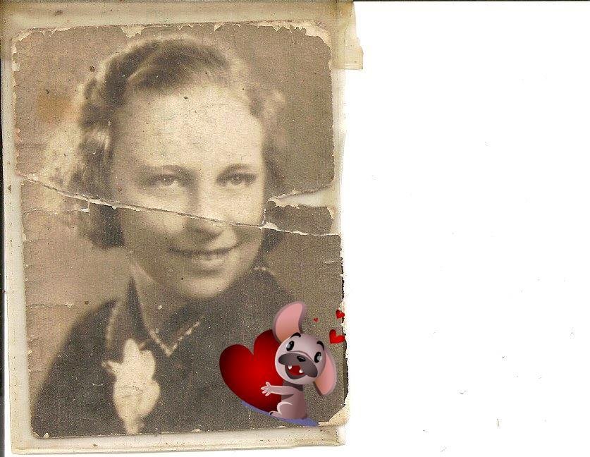Mom's graduation picture.