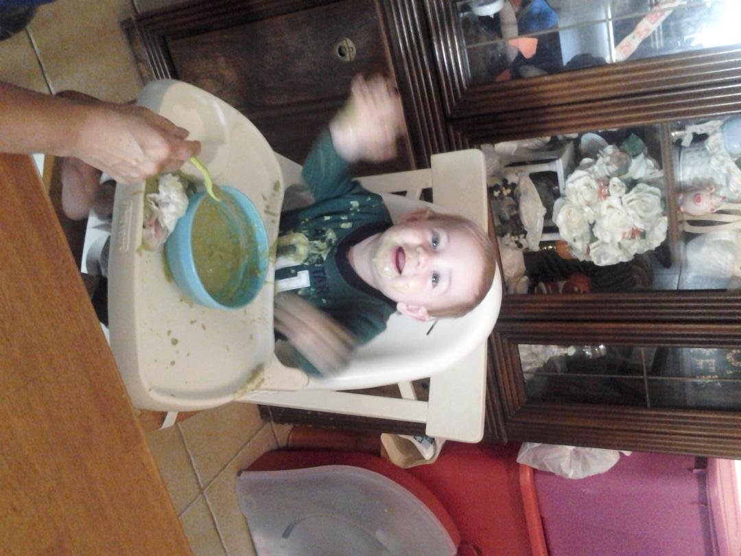 Dom Loves His Peas.