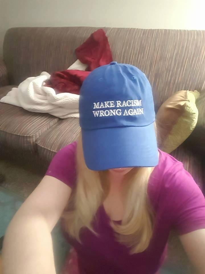 My dear friend got this GREAT hat!!!! I want about 1000 to give out!!!!