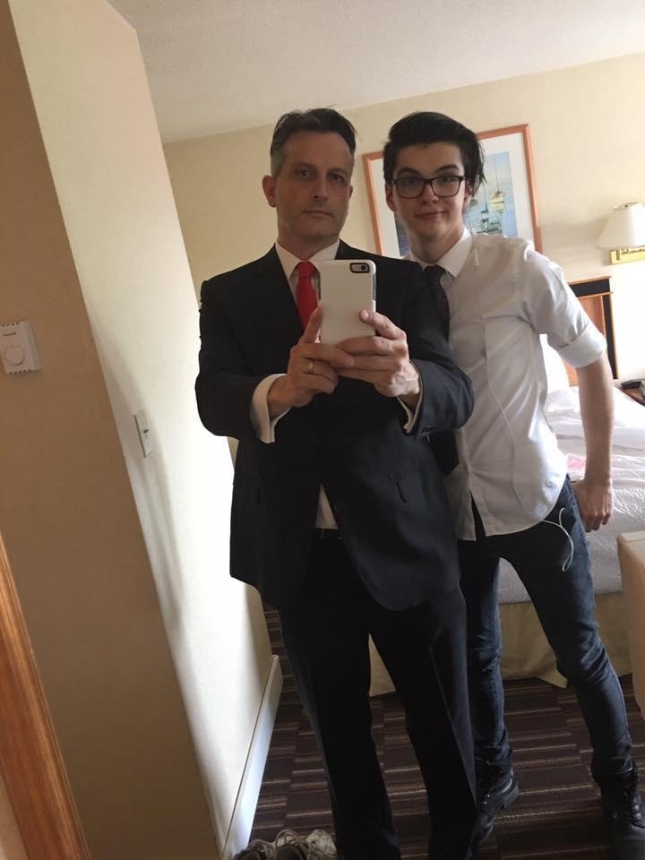 Love these two very handsome guys!! My brother and nephew!!!!❤️