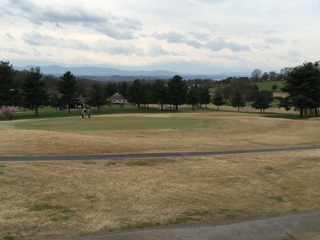 78 at Dandridge CC. Game shaping up after a long winter.
