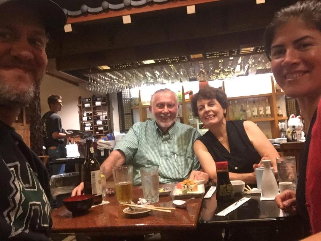 Kenny, Jennifer, Helen and I at Kintaro's in Kapaa,  Kauai.