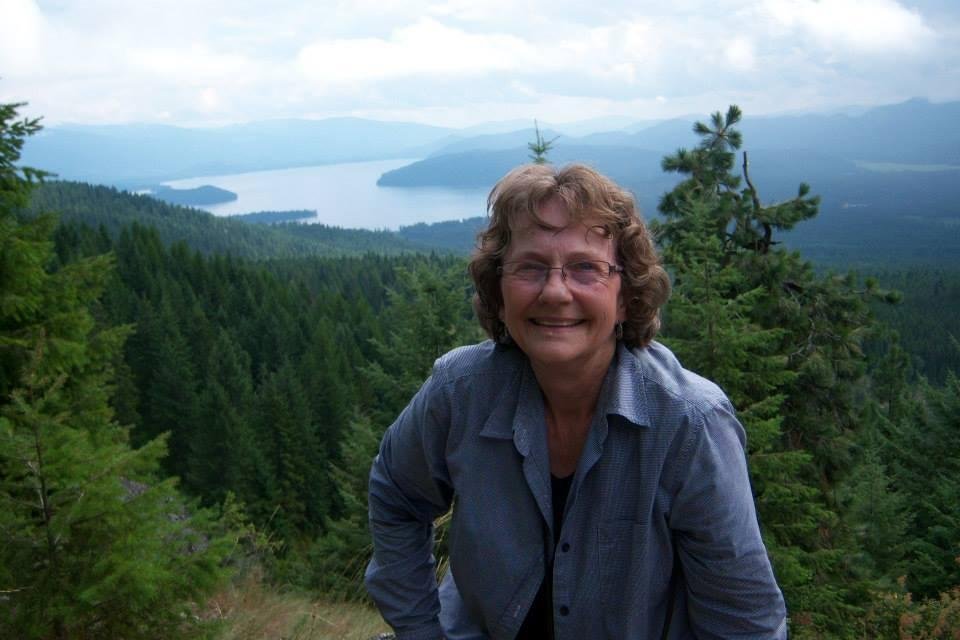 I made it to the top of lake view trail -ringing wet but we made it to the top