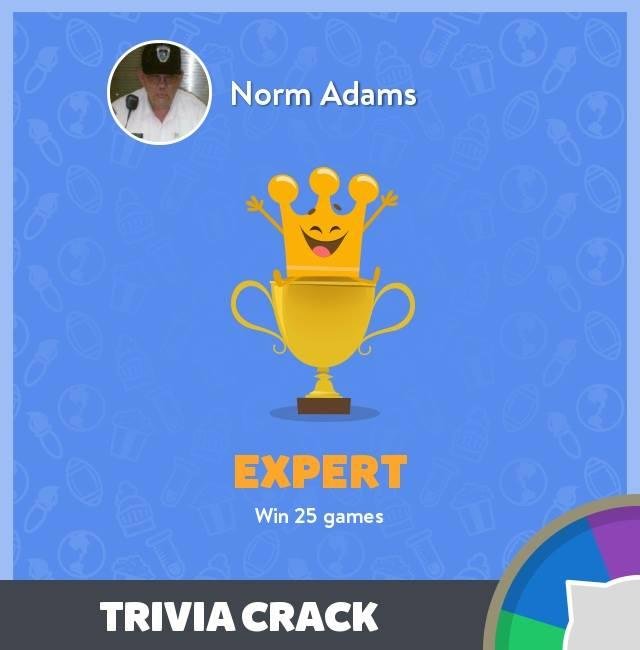 Norm Adams' album, Trivia Crack Photos