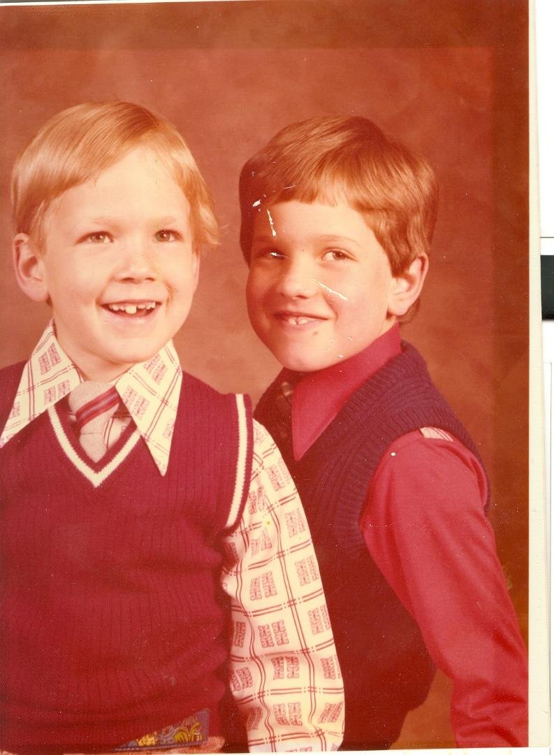 TBT: My two sons together are in a canoe race on the MO River 340 miles in 88 hrs. Here is a photo of the two of them when they were my "little ones"