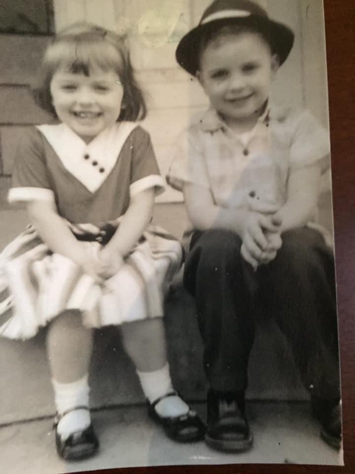 Happy, happy Birthday to my “older” brother, Kennie! Hope you have a blessed day! (Picture of us a “few” years ago!)