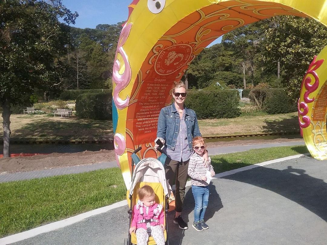 Visited Lantern Asia at the botanical gardens Friday with all my lovely girls.