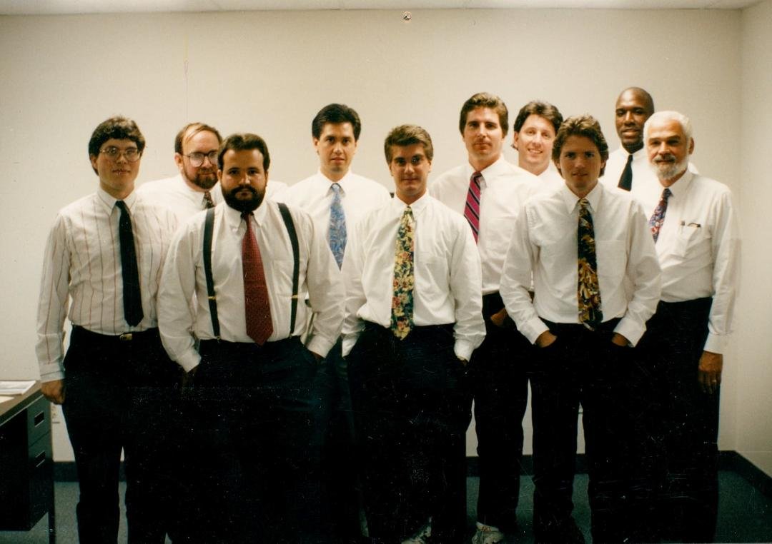 For my Flexalloy friends, I found this photo of the IT department staff while decluttering. It's from about August 1994.