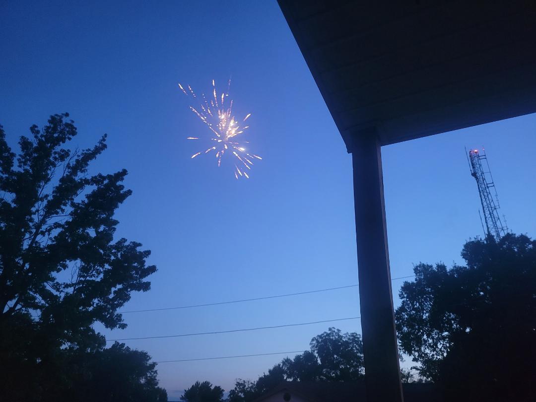 Happy Independence Day! View from my front porch!