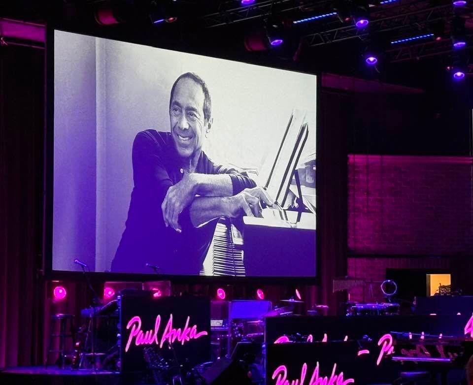 Kind of a weird venue to see entertainment but here we are! Haven’t seen Paul Anka in person since the Circle Star Theater in San Carlos, CA. He is now 82 and based on what I saw of him on tv  New Year’s Eve he can still si