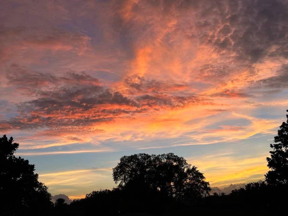 Our ‘ evening after the storm’ sky.
