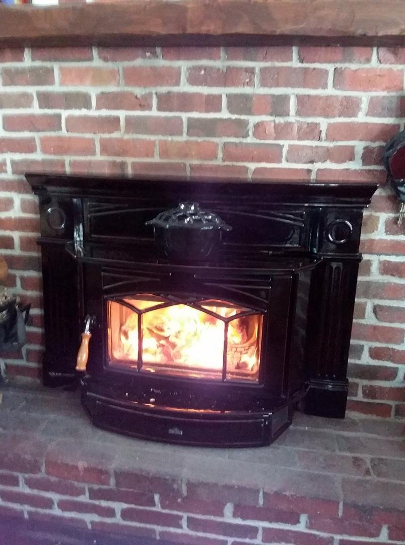 Great warming fire this morning!  Have a great day all...