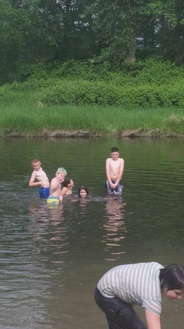 Hey Rob they are swimming in May lol