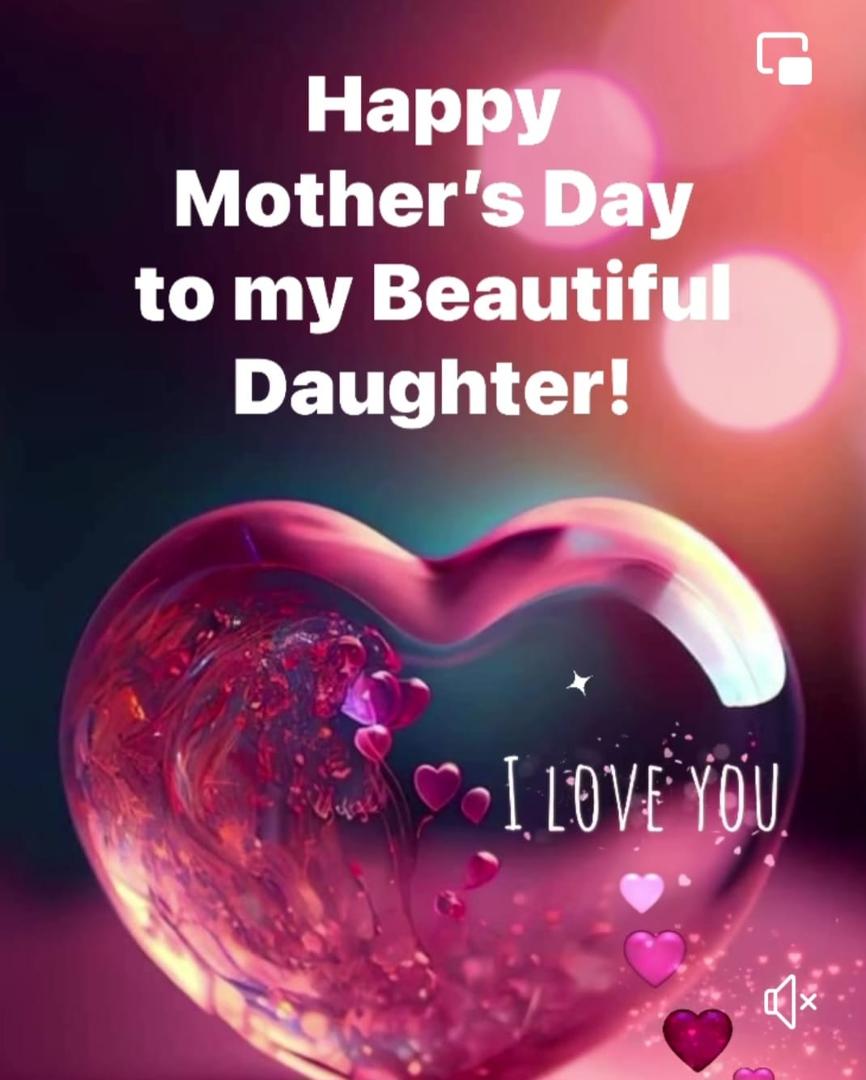 💞Happy Mother's Day to our beautiful daughters. We love you🌸🩷