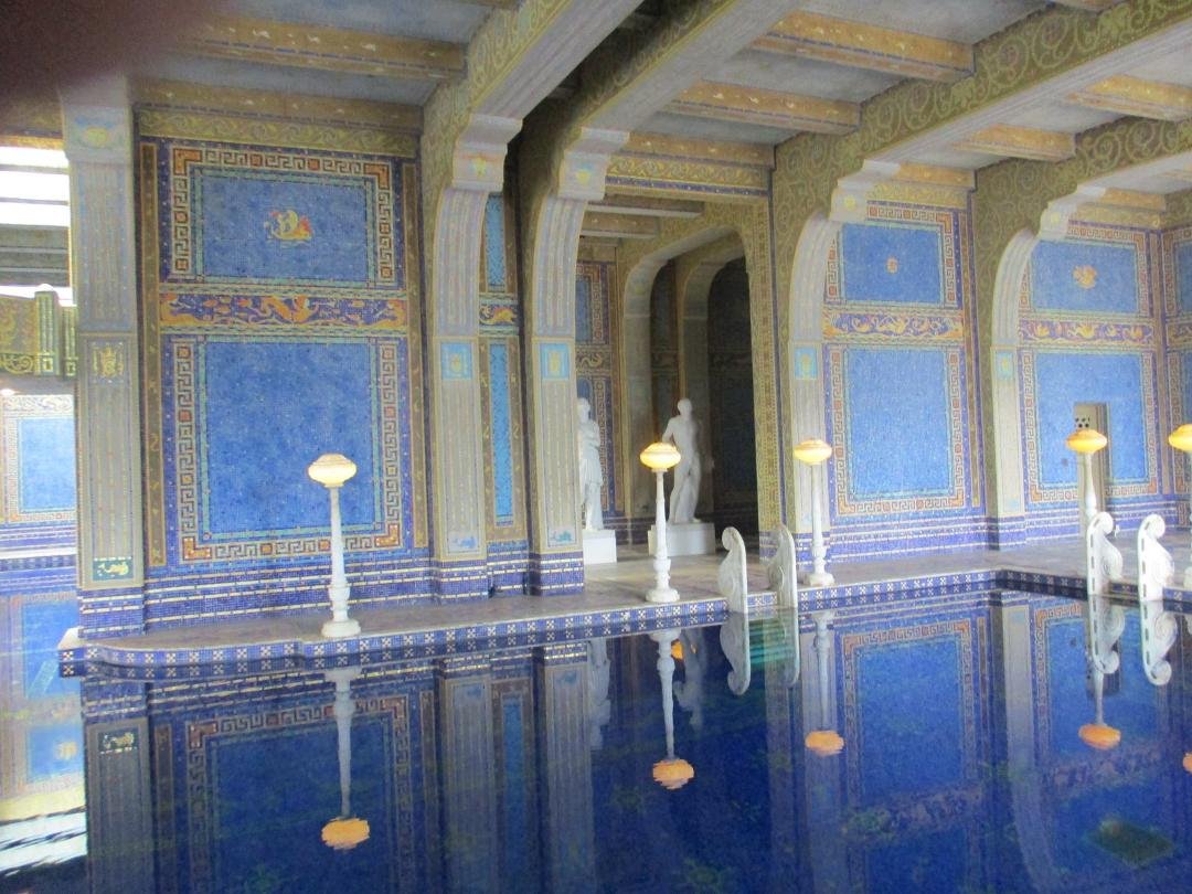 Indoor pool in Hearst Castle.