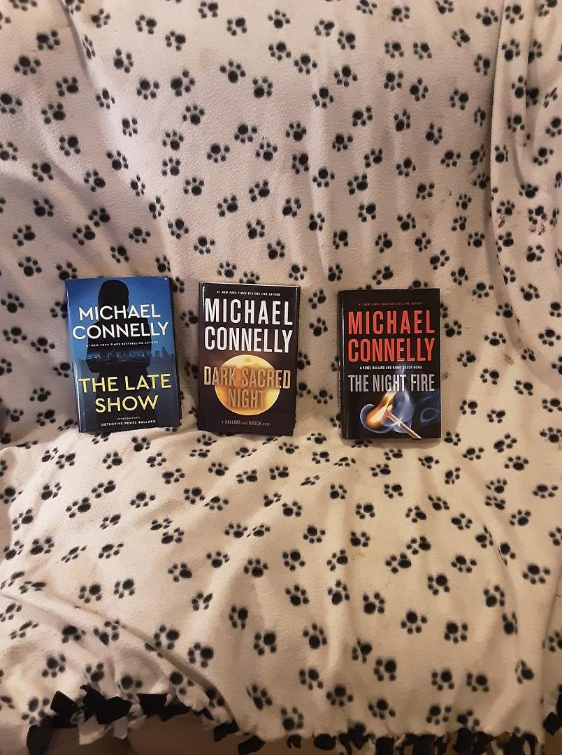 Got all three of the Harry Bosch team up police stories. I look forward to reading them. Harry has been one of my favorite characters in the police genre. Normally I don't get so far behind but I've been so busy doing other
