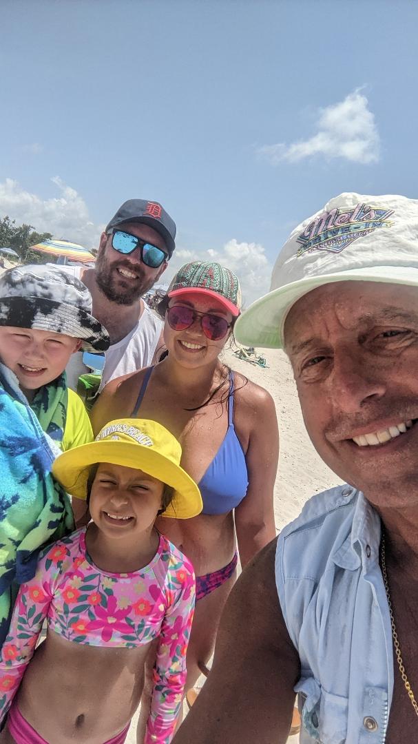 Took my family to the Light house beach on Sanibel Island. Super HOT Day !!!