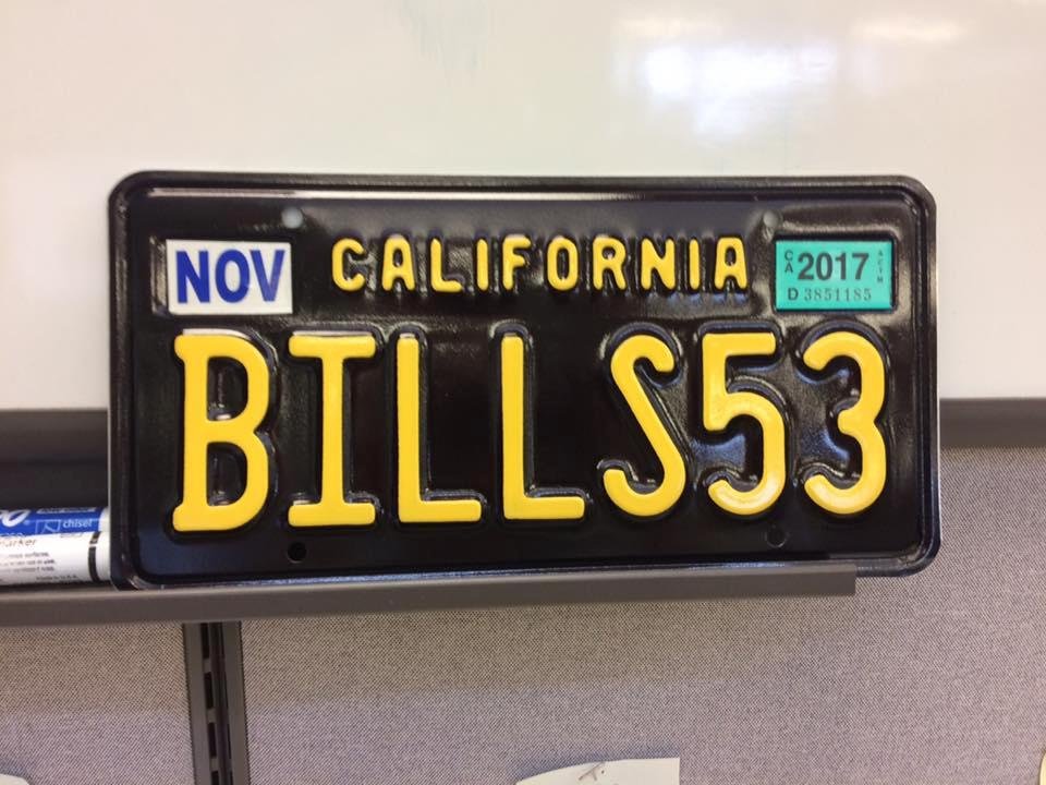 Got the plates for my '53 Ford F100. Now I just need my truck back to put them on...