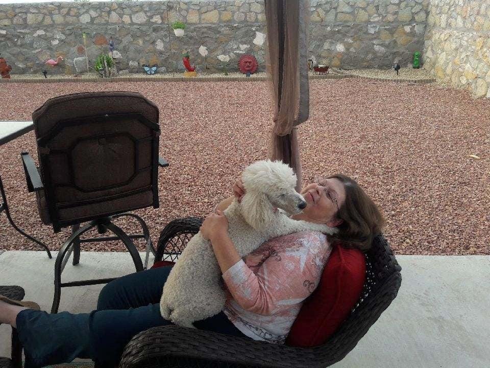 My baby boy and me