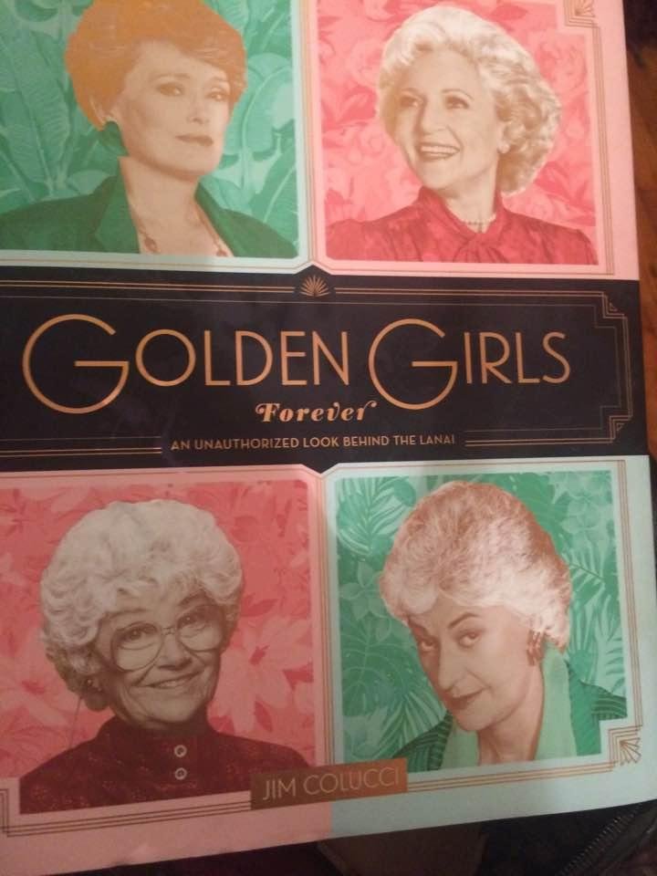 My daughter and granddaughters know that my all time favorite show is The Golden Girls. They saw this book and bought it for me! What a wonderful gift 🎁!