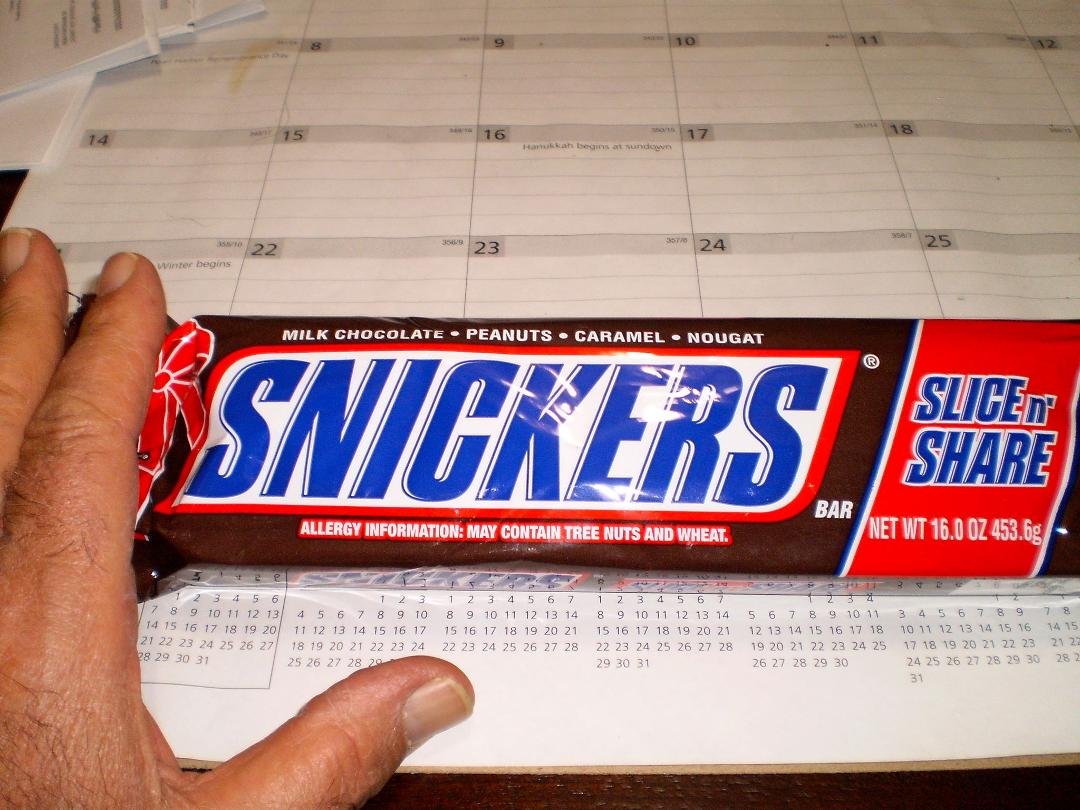 I have three of these 16OZ Snickers ! Next is to see if i can eat them  all in one day or maybe i'll share them any takers ??