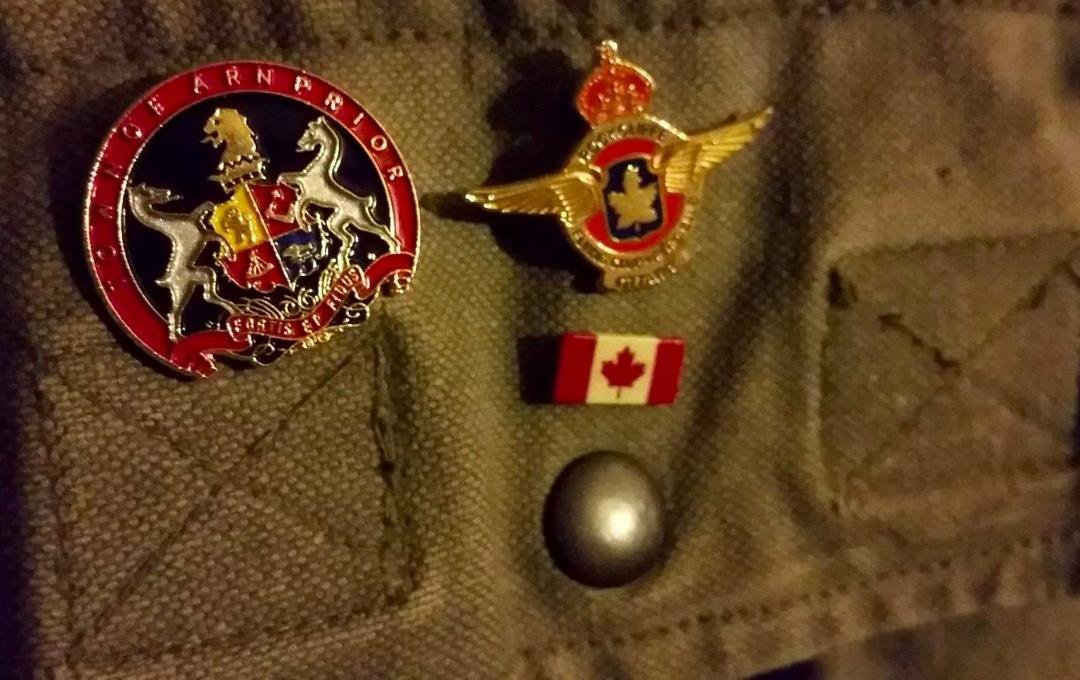 Thanks for the good wishes for my job interview with Air Canada this morning - Carolyn Keays, Isabelle Legacy, Bonnie Labelle, Shawn Sutherland I actually earned my wings in 1993, but that is a long story. This is the front