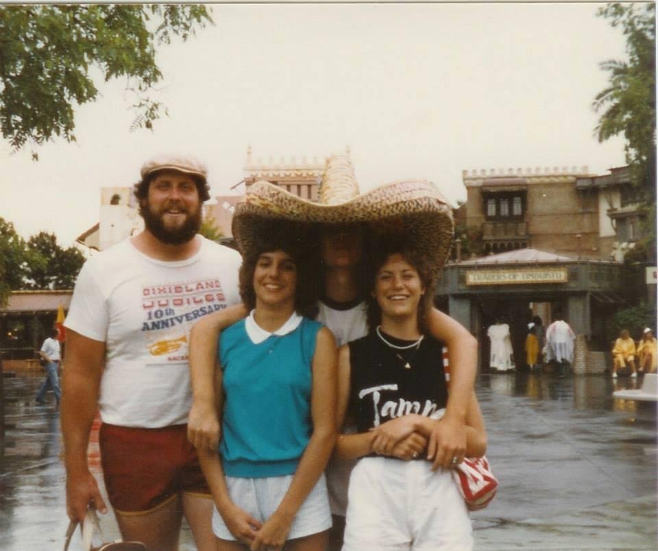 Yikes - I guess I am in the short shorts club with Derek Sturke now... '83 - Disney World