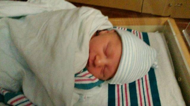 I got an early birthday gift, a nephew. Landon Rainn Harr.