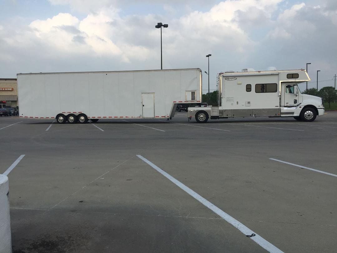 Only in Texas is someone's ride and their stuff container so BIG!!!