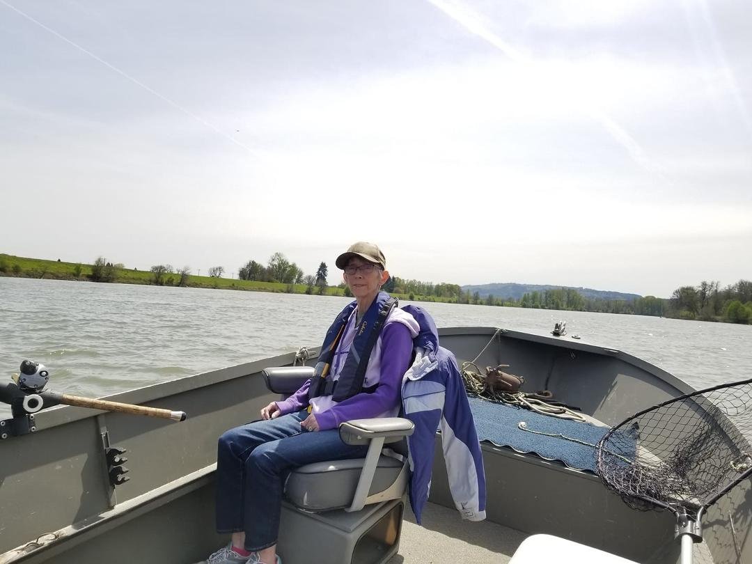 Got the wife out fishing today