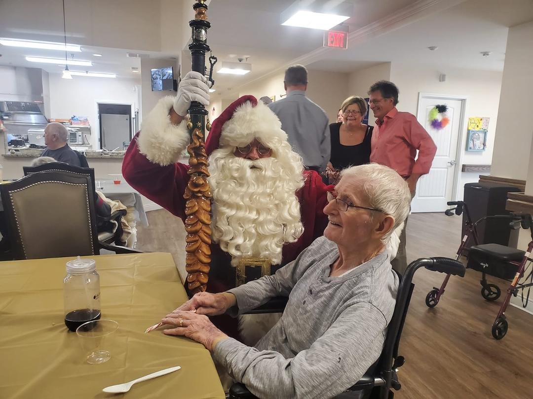 Santa came to visit!