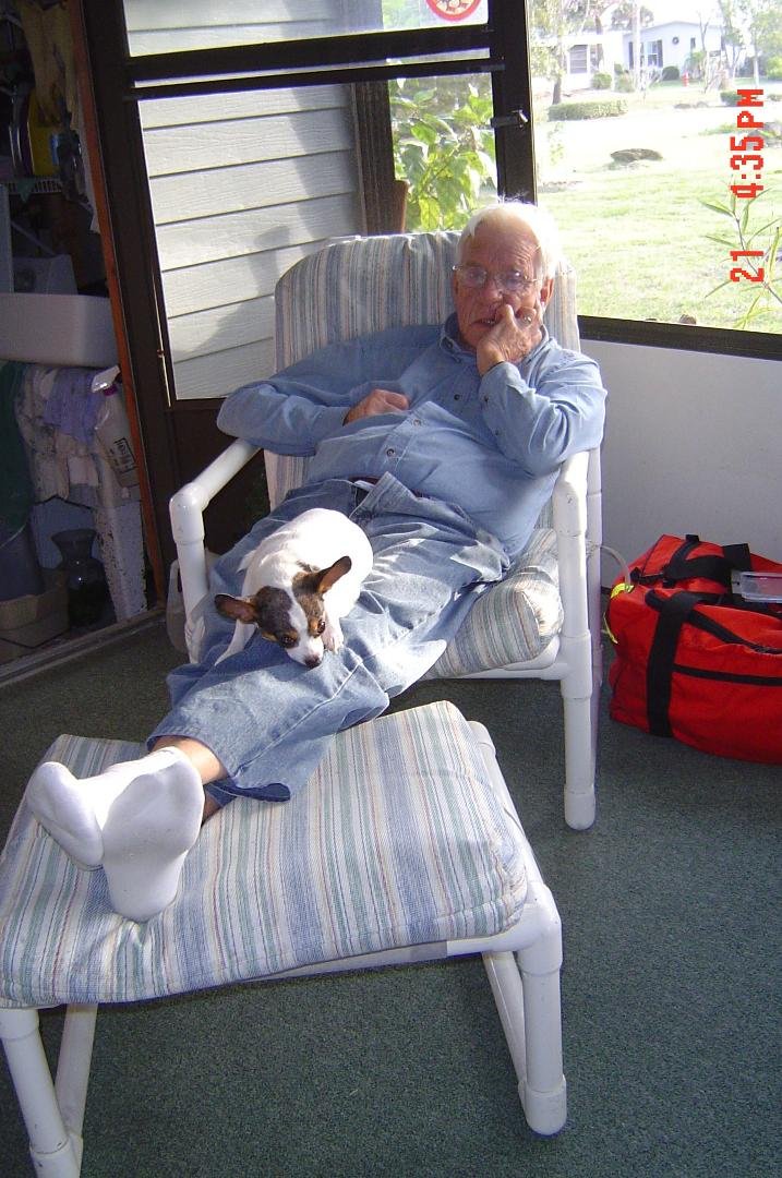 Grampa nd his sidekick, Nicky