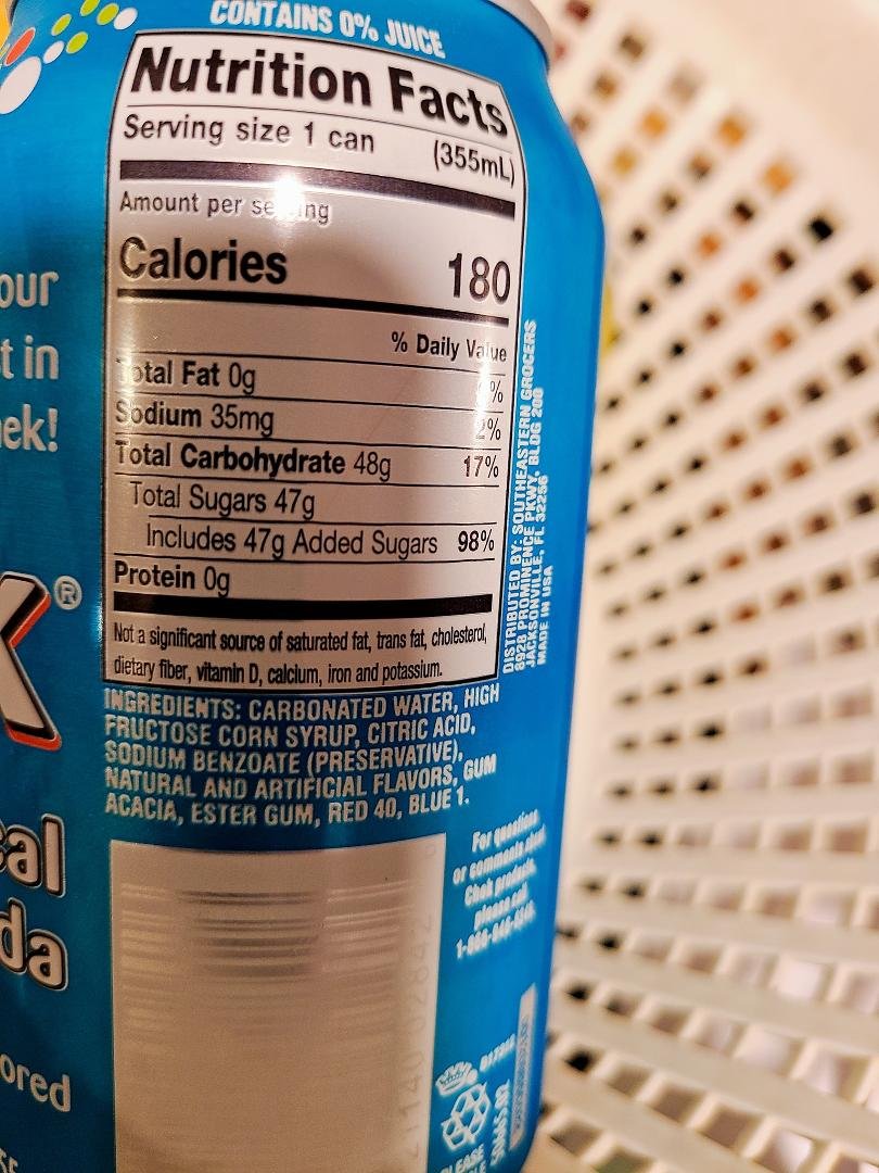 This s#!t'll kill you, 98% sugar