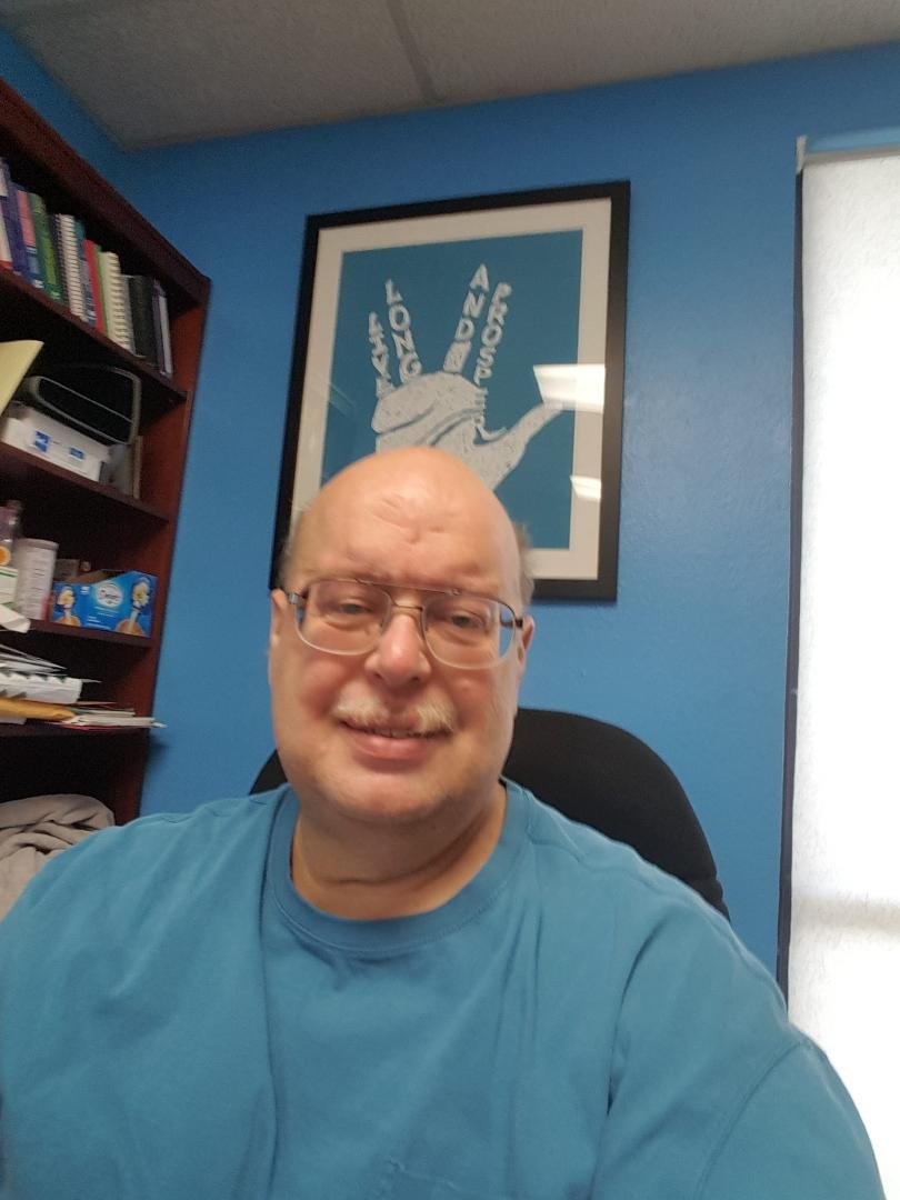 4/2017  In office.  See great Star Trek Poster behind me.