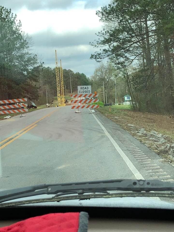 And now a u turn cause bridge is out. Seeing places we never saw. Some beautiful country side.