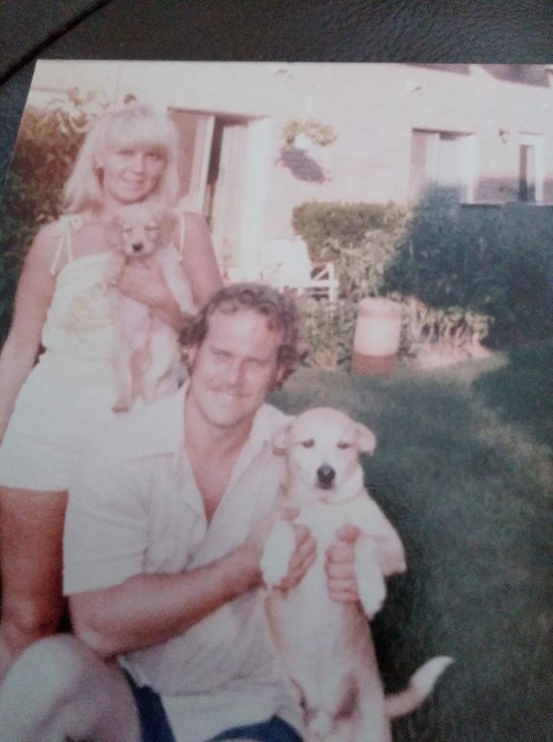 My wife and 2 kids in 1984.
