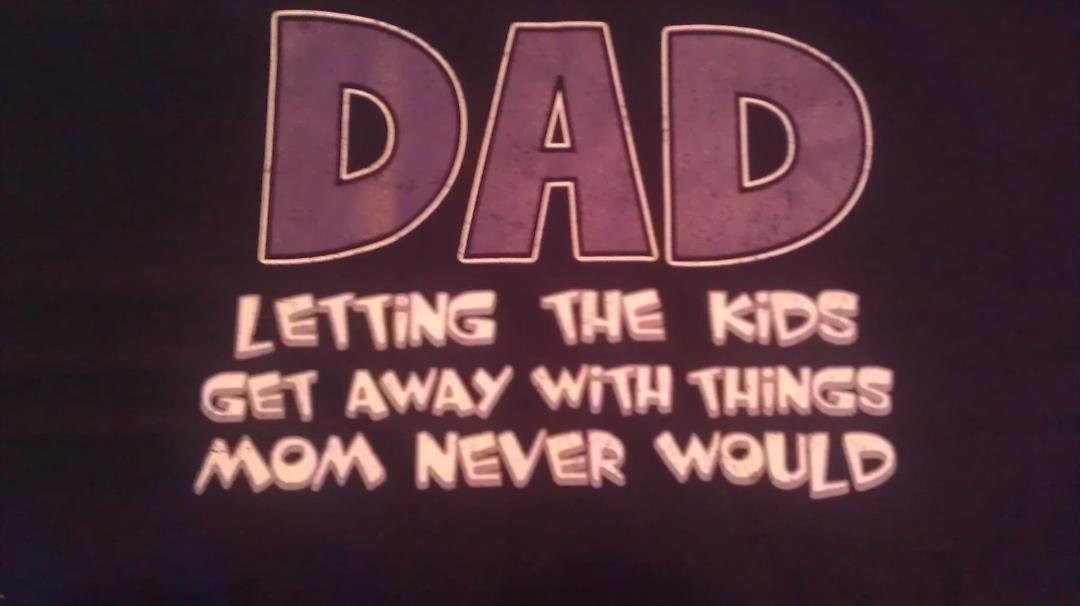 I would never...